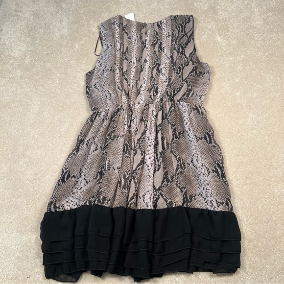 Rock & Roll Cowgirl Dress NWT Snake Print Sleeveless Black/Gray Women's‎ X Large - Picture 9 of 16